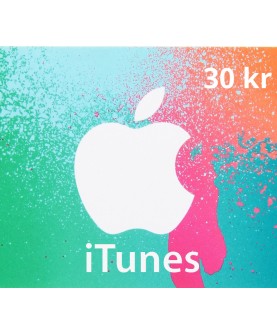 iTunes 30 kr NO Card Other Key OTHER